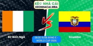 Bờ Biển Ngà vs Ecuador