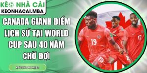 Canada giành điểm