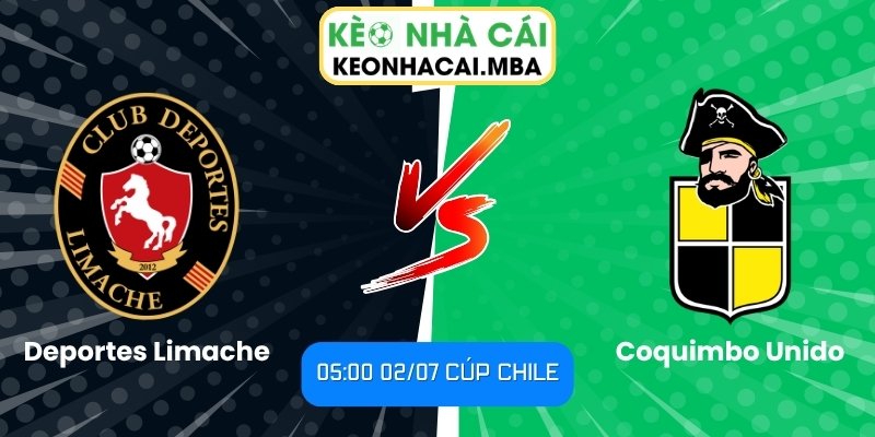 Soi kèo Deportes Limache vs Coquimbo Unido (05:00 02/07, Cúp Chile) 1 Deportes Limache vs Coquimbo Unido