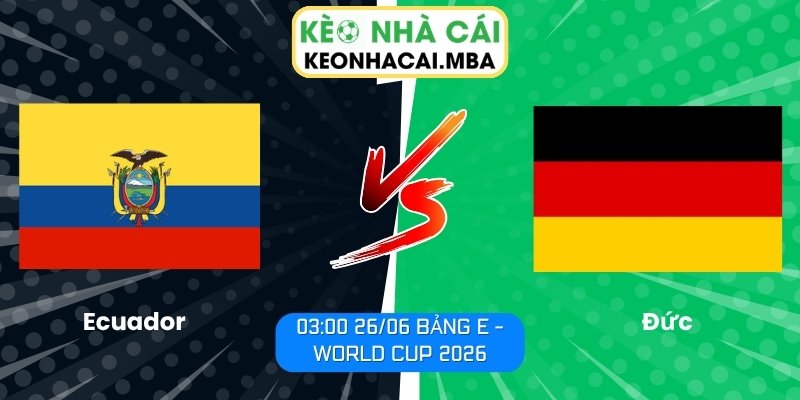 Ecuador vs Đức