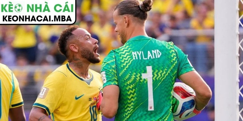 Chi tiết màn khẩu chiến giữa Neymar và thủ môn đối phương